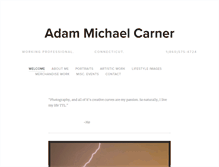 Tablet Screenshot of adamcarner.com